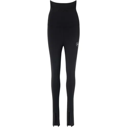 Schwarze Leggings Iw0515 , Damen, Größe: L - adidas by stella mccartney - Modalova