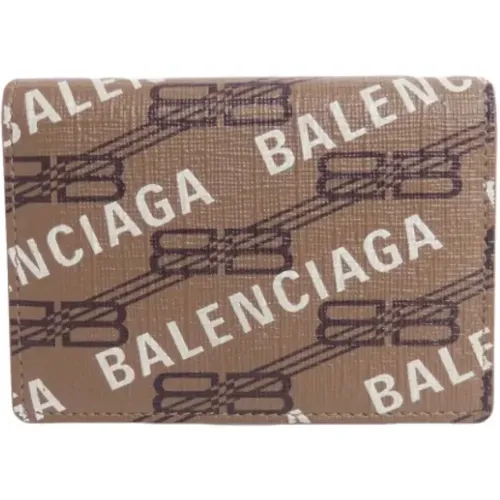 Pre-owned Leather wallets , female, Sizes: ONE SIZE - Balenciaga Vintage - Modalova