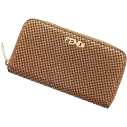 Pre-owned Leather wallets , female, Sizes: ONE SIZE - Fendi Vintage - Modalova