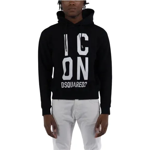 Icon Cool Fit Sweatshirt , Herren, Größe: XL - Dsquared2 - Modalova