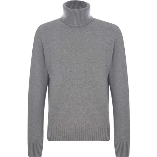 Sweater with High Neck , male, Sizes: L - Off White - Modalova