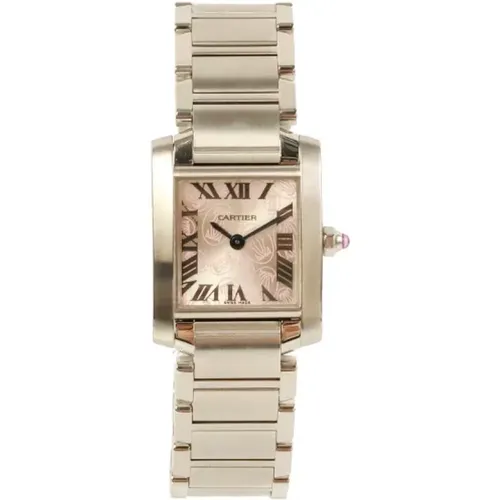 Pre-owned Stainless Steel watches , female, Sizes: ONE SIZE - Cartier Vintage - Modalova