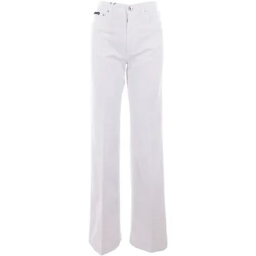 Weite Bein Weiße Denim Jeans - Dolce & Gabbana - Modalova