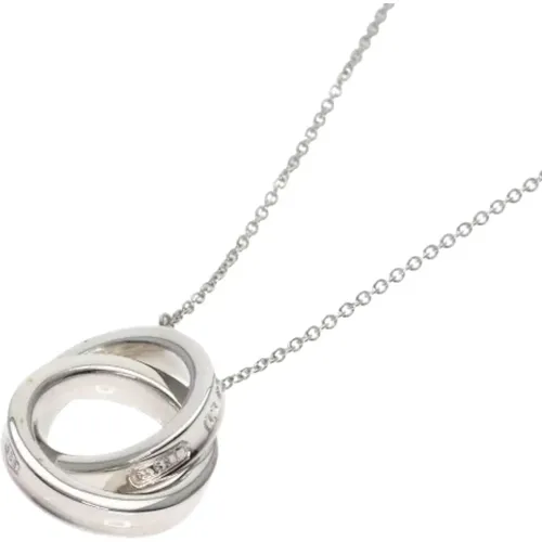 Pre-owned Silver necklaces , female, Sizes: ONE SIZE - Tiffany & Co. Pre-owned - Modalova