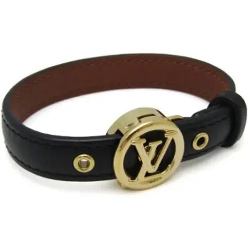 Pre-owned Leather bracelets , female, Sizes: ONE SIZE - Louis Vuitton Vintage - Modalova