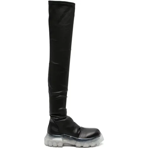 Knee High Leather Boots , female, Sizes: 4 UK - Rick Owens - Modalova