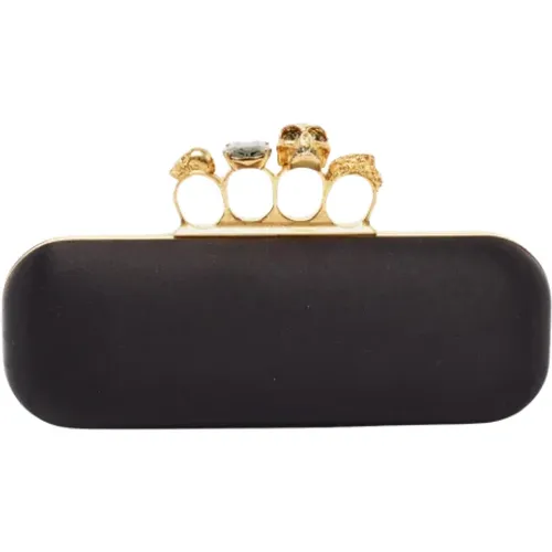 Pre-owned Satin clutches , female, Sizes: ONE SIZE - Alexander McQueen Pre-owned - Modalova