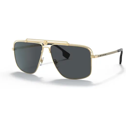 Bold Aviator Sunglasses , male, Sizes: 61 MM - Versace - Modalova