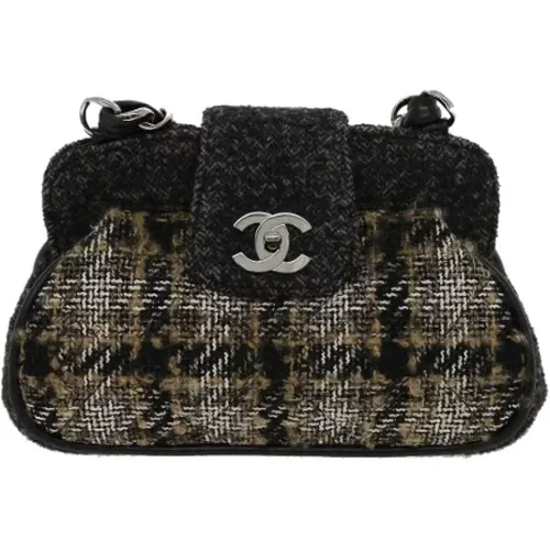 Pre-owned Wool Chanel Shoulder Bag , female, Sizes: ONE SIZE - Chanel Vintage - Modalova