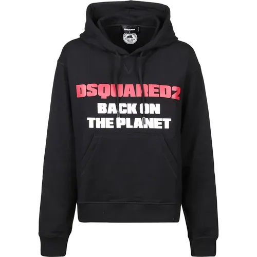 Zurück auf dem Planeten Hoodie , unisex, Größe: S - Dsquared2 - Modalova