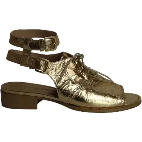 Pre-owned Leder sandals - Chanel Vintage - Modalova