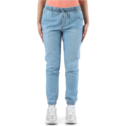 Jogger jeans with elastic waist , female, Sizes: S, M, XS - Guess - Modalova