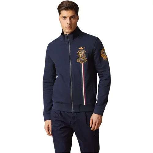 Hoodless Sweatshirt , male, Sizes: 3XL, 2XL, M, L - aeronautica militare - Modalova