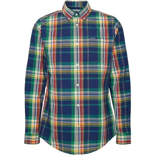 Highland Check Tailored Shirt , male, Sizes: L, M, XL - Barbour - Modalova