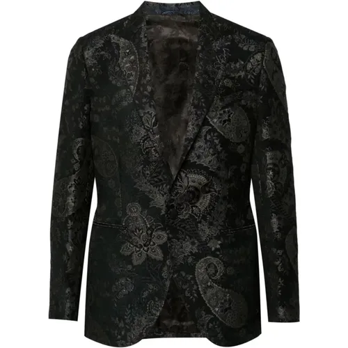 Jacquard Floral Blazer Jacket , male, Sizes: XL, L - ETRO - Modalova