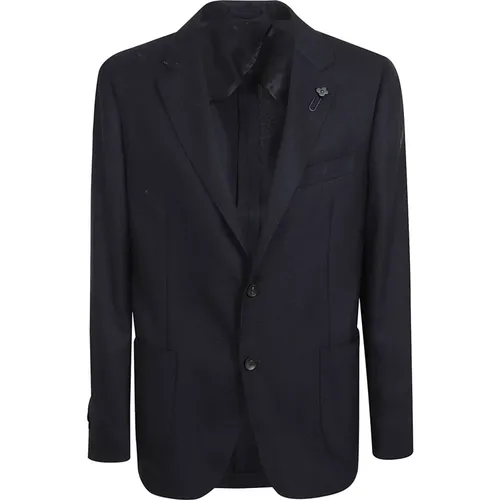 Navy Jacket for Men Aw24 , male, Sizes: 2XL, 3XL, XL - Lardini - Modalova