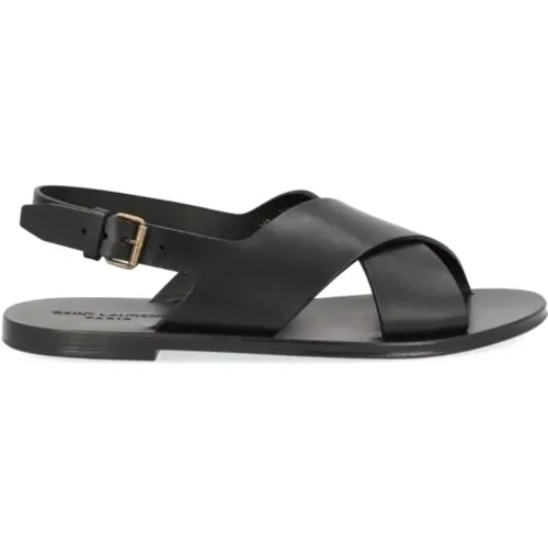 Stylish Sandals , male, Sizes: 9 UK, 6 1/2 UK - Saint Laurent - Modalova