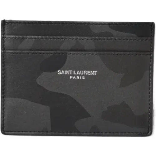 Gebrauchte Schwarze Leinwand Saint Laurent Hülle - Saint Laurent Vintage - Modalova