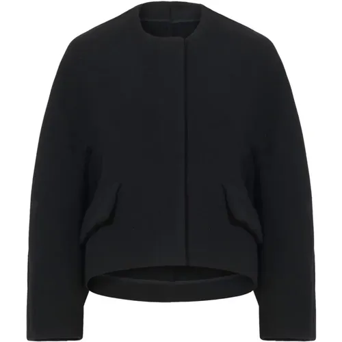 Wollmeltonjacke in Schwarz - Proenza Schouler - Modalova