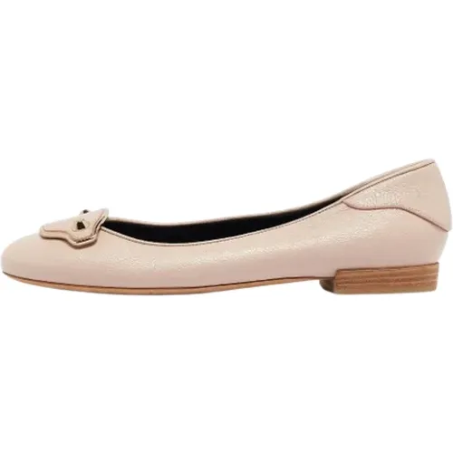 Pre-owned Leather flats , female, Sizes: 8 UK - Balenciaga Vintage - Modalova