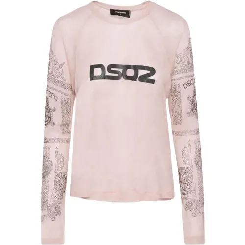 Logo T-Shirt in verschiedenen Farben , Damen, Größe: 2XS - Dsquared2 - Modalova