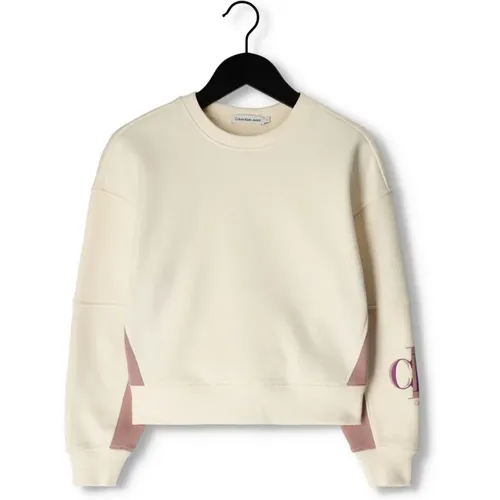 Mädchen Colour Block Monogram Sweatshirt - Calvin Klein - Modalova