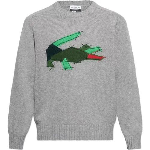 Pullover mit Logo , Herren, Größe: L - Lacoste - Modalova