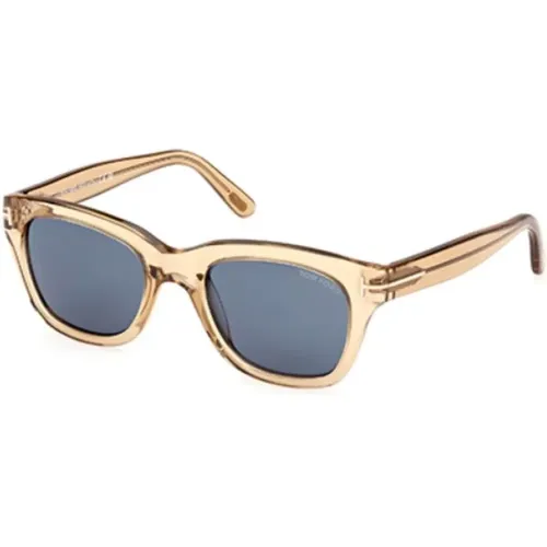 Snowdon Sunglasses in Shiny Light Brown , unisex, Sizes: M - Tom Ford - Modalova