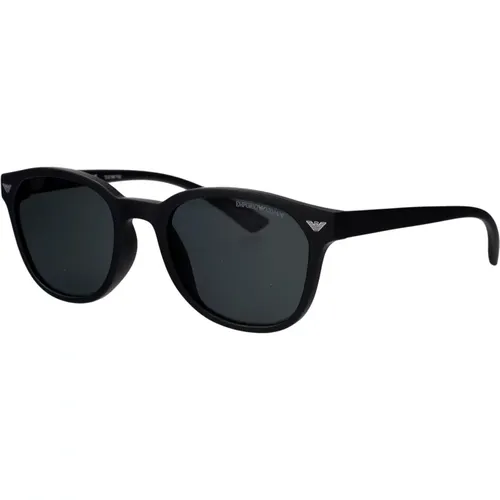 Stylish Sunglasses with 0Ea4225U Model , male, Sizes: 53 MM - Emporio Armani - Modalova