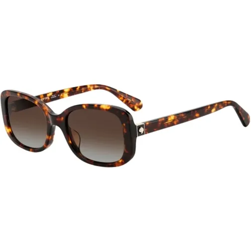 Goldene Acetat Sonnenbrille für Frauen - Kate Spade - Modalova