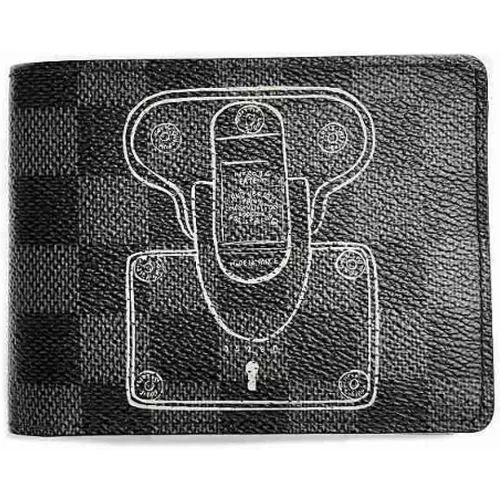 Pre-owned Canvas wallets , male, Sizes: ONE SIZE - Louis Vuitton Vintage - Modalova