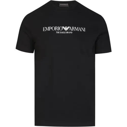Clic Logo T-Shirt , Herren, Größe: S - Emporio Armani - Modalova