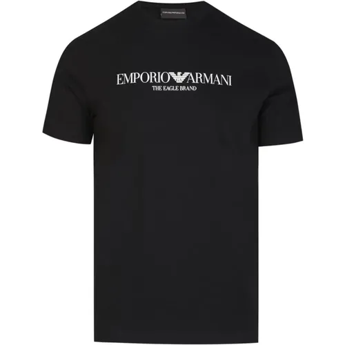 Clic Logo T-Shirt , male, Sizes: S, 3XL, XL - Emporio Armani - Modalova