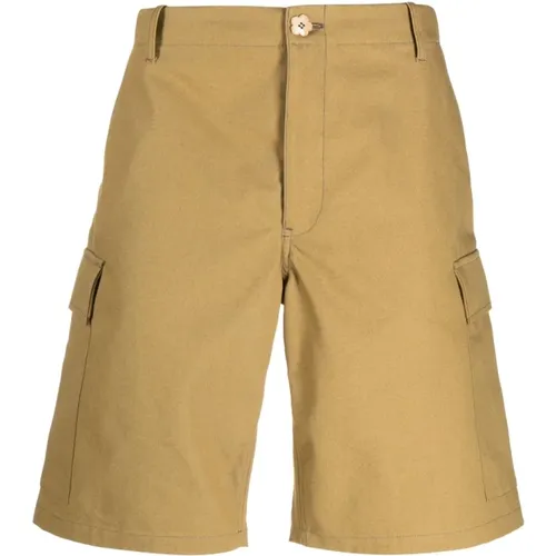 Cotton Cargo Shorts for Men , male, Sizes: 2XS - Kenzo - Modalova
