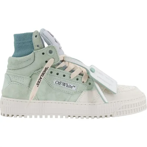 Suede Lace-up Sneakers , female, Sizes: 8 UK - Off White - Modalova