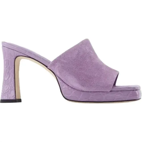 Leder heels , Damen, Größe: 35 EU - By FAR - Modalova
