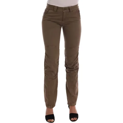 Cotton Casual Slim Fit Pants , female, Sizes: 2XS - Ermanno Scervino - Modalova