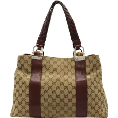 Pre-owned Canvas gucci-bags , female, Sizes: ONE SIZE - Gucci Vintage - Modalova