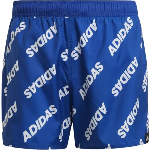 Text Badeanzug , Herren, Größe: M - Adidas - Modalova