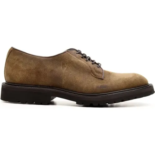 Beige Lace-up Shoes for Men , male, Sizes: 8 UK, 11 UK, 8 1/2 UK, 7 UK, 12 UK, 7 1/2 UK - Tricker's - Modalova