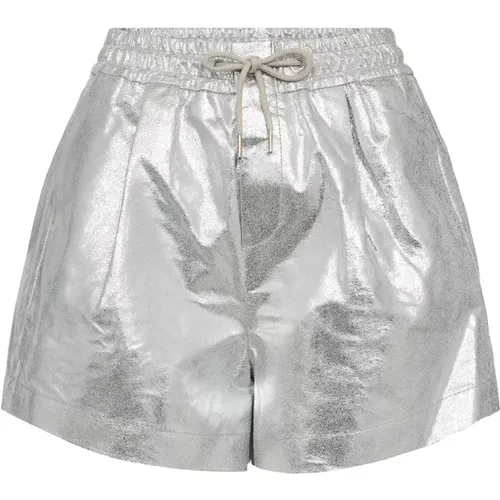 Crackle Shorts & Knickers 930-Silver , female, Sizes: XL, M, S, L - Co'Couture - Modalova