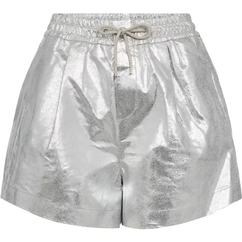 Schicke Leder Crackle Shorts Knickers , Damen, Größe: XL - Co'Couture - Modalova