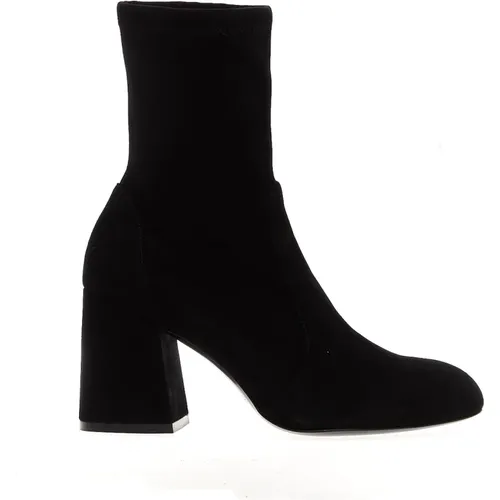 Womens Shoes Ankle Boots Nero Noos , female, Sizes: 7 UK, 6 UK, 2 UK, 3 1/2 UK, 4 UK, 5 UK, 4 1/2 UK - Stuart Weitzman - Modalova