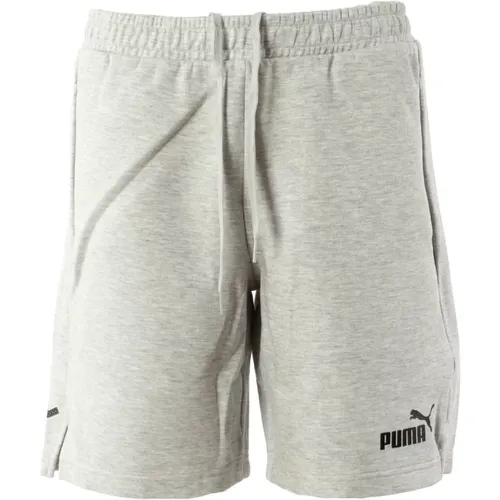 TeamFINAL Casual Shorts für Herren , Herren, Größe: S - Puma - Modalova