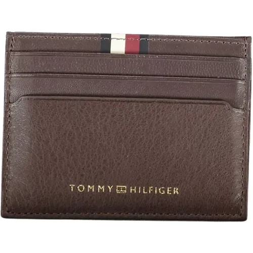 Leather Wallet , male, Sizes: ONE SIZE - Tommy Hilfiger - Modalova