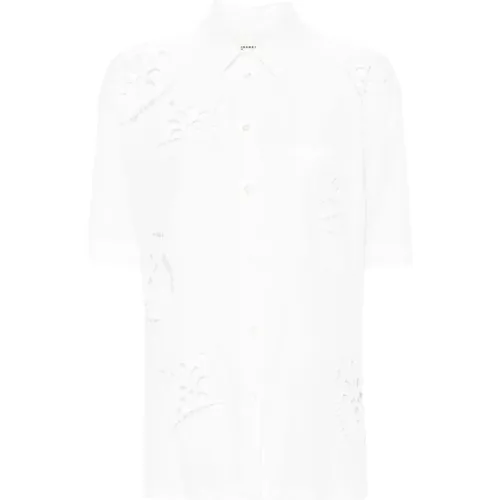 Weißes Broderie Anglaise Hemd , Damen, Größe: M - Isabel marant - Modalova