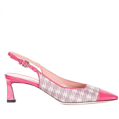 Fuchsia Stilettos , female, Sizes: 4 UK, 3 UK, 7 UK - Pollini - Modalova