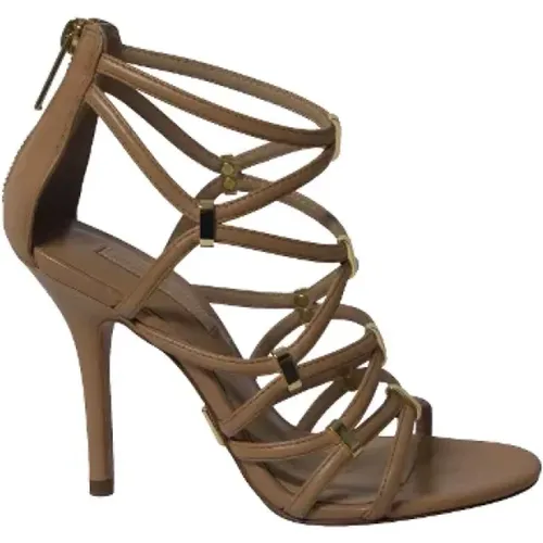 Pre-owned Leather sandals , female, Sizes: 2 1/2 UK - Michael Kors Pre-owned - Modalova