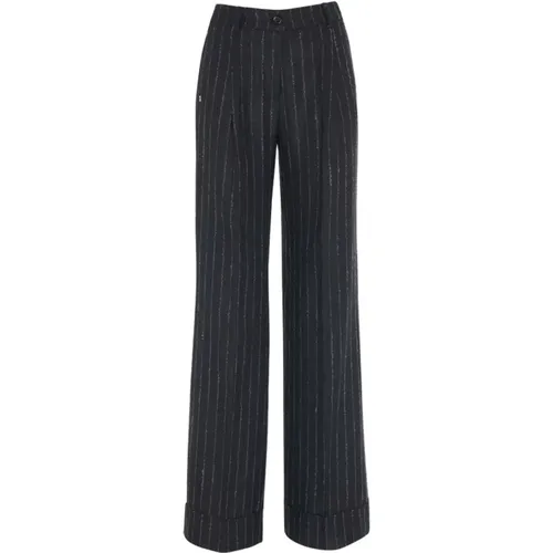 Low-rise pants for stylish look , female, Sizes: S, M, XS - Manila Grace - Modalova