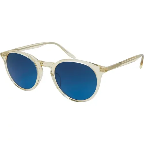 Princeton Sonnenbrille in Gelb/Blau Shaded , unisex, Größe: 49 MM - Barton Perreira - Modalova